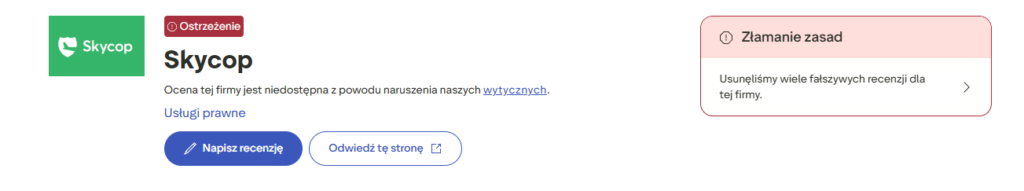 skycop trustpilot